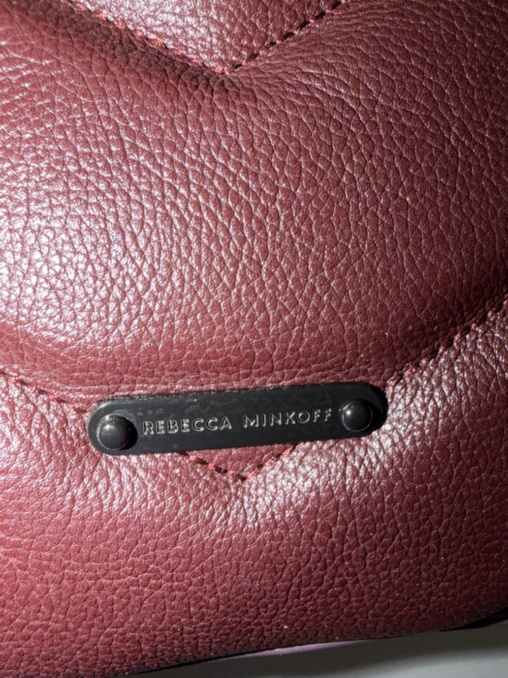 Rebecca Minkoff Maxi Edie Quilted Leather Shoulder Bag In Concord - Picture 5 of 6